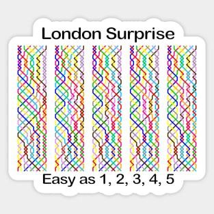 London Surprise Royal Bell Ringing Method Sticker